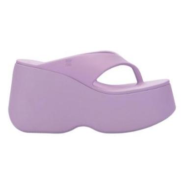 Imagem de Sandália Melissa Free Thong Wedge Lilás-Feminino