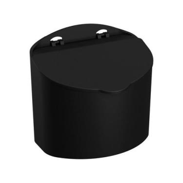 Imagem de Saleiro com Tampa Mix 500g - Preto - BRINOX, Preto, 500g