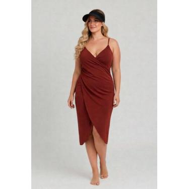 Imagem de Saida Praia + Viseira Verao Moda Feminino Leve Praia Piscina - HYPEKID