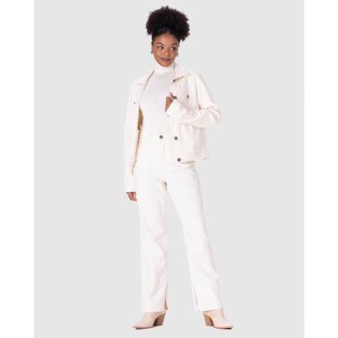 Imagem de Jaqueta Feminina Tradicional Em Sarja Com Elastano Eco-Feminino