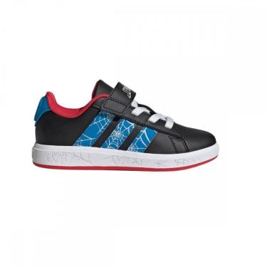 Imagem de Tenis Adidas Grand Court Spider Man Jq8073 Infantil-Masculino