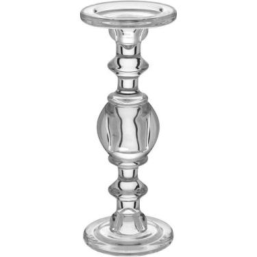 Imagem de Castiçal 30X11X11Cm Vidro Transp - NH
