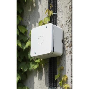 Imagem de 5 Caixas Organizadoras CFTV Branca, Proteção Câmeras Sol - Congratulat