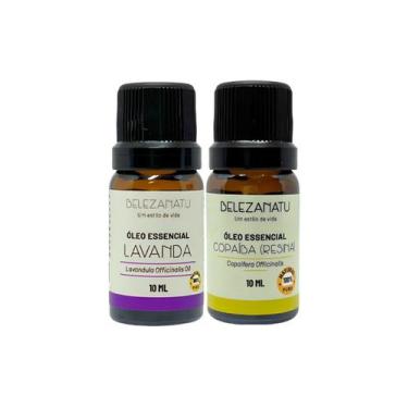 Imagem de Kit Óleos Essenciais Lavanda e Copaíba 10ml Belezanatu