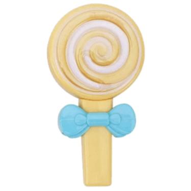 Imagem de Corretivo em Fita Leonora Pirulito 5MM X 6M com Aplicação Suave e Precisa para Uso Escolar e Profissional Amarelo