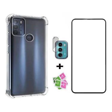 Imagem de Capa Anti Shock Para Moto G60 + Pelicula 3d + Pel Camera - Universo