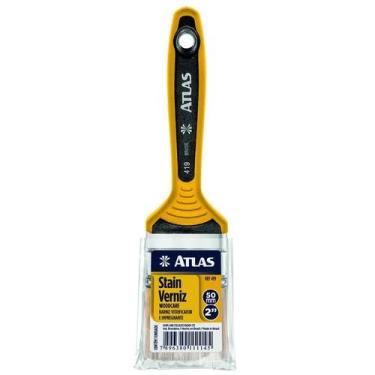 Imagem de Pincel Trincha Para Pintura Atlas Media 419 2 Polegadas Cerda Branca P