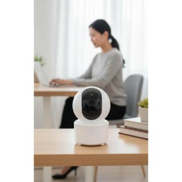 Imagem de Câmera Segurança IP Wifi Robô 2MP Visão Noturna Auto Trackin - Congrat