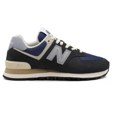 Imagem de Tênis New Balance 574v2 Unissex, 40, Marrom, Cinza