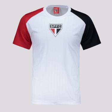 Imagem de Camisa São Paulo Entrelaço Infantil Branca-Unissex