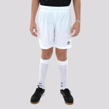 Imagem de Calção Umbro Legacy Juvenil Branco-Unissex