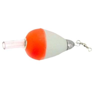 Imagem de Boia Goiabinha Luminosa de Isopor 28x60mm para Pesqueiro - 0007017 - A