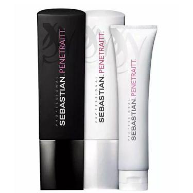 Imagem de Kit Sebastian Penetraitt Shampoo, Condicionador e Máscara - Sebastian 