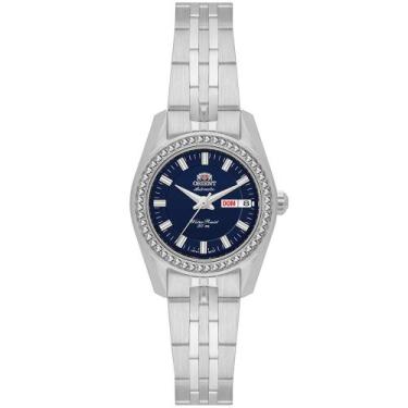 Imagem de Relógio Orient Feminino Ref: Nh6ss006 D1sx Prateado Automático