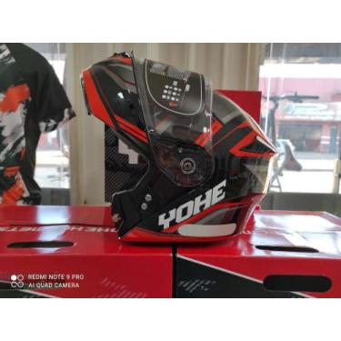 Imagem de Capacete yohe Atlantic Moto Robocop Articulado  Yohe New Pratik