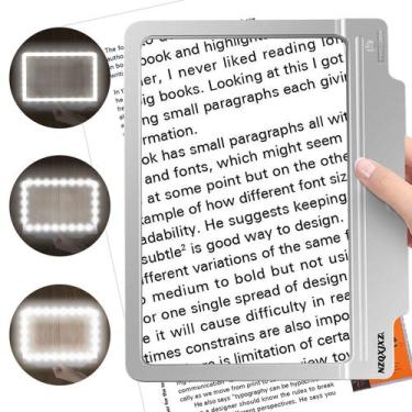 Imagem de Lupa NZQXJXZ com luz 36 LED para leitura