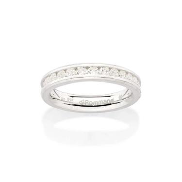 Imagem de Aparador de prata 925 com zircônias BRANCO 810293 Rommanel, Branco, 16
