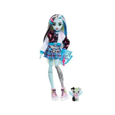 Imagem de Boneca monster high frankie stein moda e pet - mattel hhk53