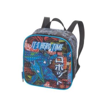 Imagem de Lancheira Térmica Pacific 998AH11 Pack Me It's Hero Time, Preto
