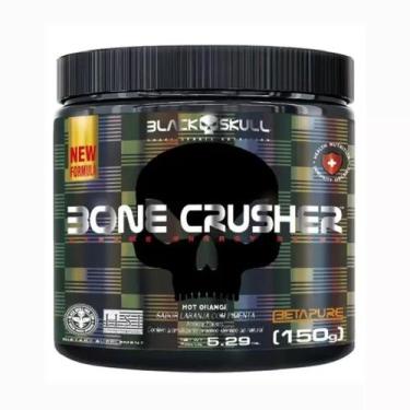 Imagem de PRÉ TREINO BONE CRUSHER - 150G - BLACK SKULL - Laranja Com Pimenta