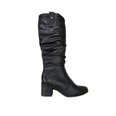 Imagem de Bottero Bota Cano Longo Feminina 100% Couro Ref. 346920 -, Preto, 37