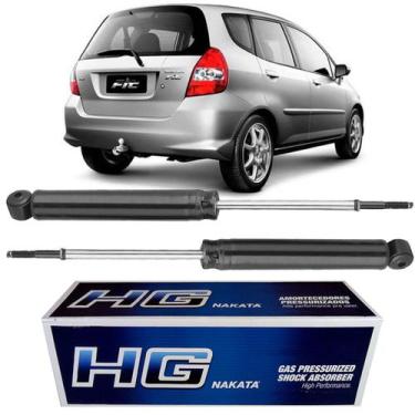 Imagem de Par Amortecedor Traseiro Honda Fit até 2009 Nakata Original, AMORTECED
