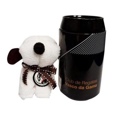 Imagem de Cofre Com Toalha Cachorro - Vasco da Gama - 01 unidade - mileno