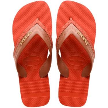 Imagem de Chinelo Hybrid City, Havaianas, Novo grafite, Ferrugem, 45/46