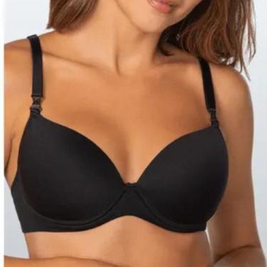 Imagem de Sutiã Com Bojo Com Aro Comfort+ Lupo Loba 41035-001, Preto, GG, Femini