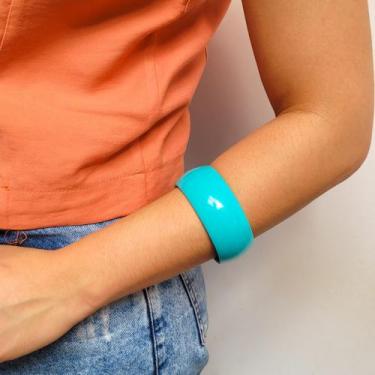 Imagem de Bracelete de Resina Estilo Boho  Elegante e Atemporal, Toque Único par