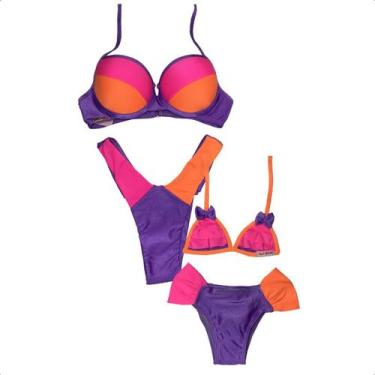 Imagem de Biquínis Iguais Tal Mãe Tal Filha Pronta Entrega Moda Praia Biquini Co