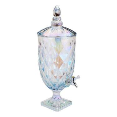Imagem de Suqueira Cristal Com Torneira Rose Diamond Rainbow 5L - Lyor