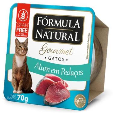 Imagem de Ração Úmida Fórmula Natural Super Premium Gourmet para Gatos Sabor Atu