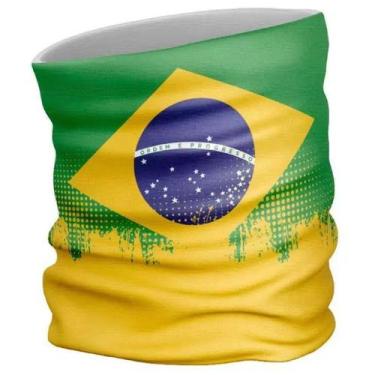 Imagem de Bandana Marcio May Sport Bandeira Brasil Uv 50, Brasil, Único