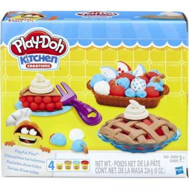 Imagem de Conjunto Massinha Play-doh Tortas Divertidas - B3398 - Hasbro