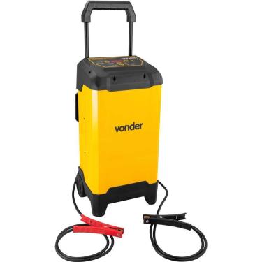 Imagem de Carregador de Bateria CIB1100 com Carregamento Inteligente 12V-24V e Proteção Completa Cinza Vonder 300CM