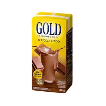 Imagem de Bebida Láctea Achocolatado Zero Açúcar - Gold 200ml