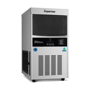 Imagem de Máquina de Gelo em Cubo 75 Kg/dia Impomac TH80X Prata 220v - Impmac, 2