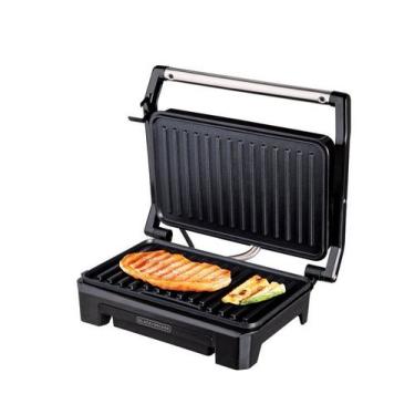Imagem de Grill Elétrico Prensa Black Decker G1200 127v - BLACK+DECKER, Preto e 