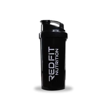 Imagem de Kit Coqueteleira Shaker Preta Roxa Azul Academia Red Fit Nutrition - R