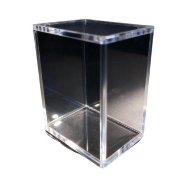 Imagem de Caixa De Exibição Empilhável De Acrílico Transparente 5mm Com Fechamen