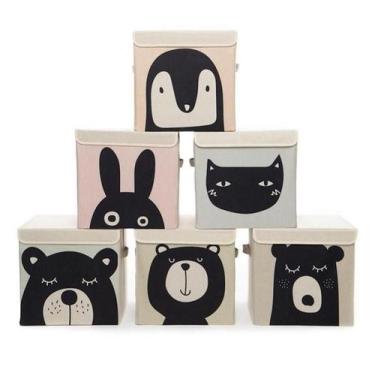 Imagem de Organizador Infantil Animails para Brinquedos e Acessório - Dolce Home