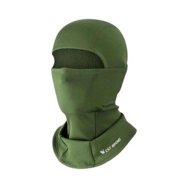 Imagem de Gorro De Ciclismo Unissex De Inverno Em Fleece, Balaclava À Prova De V