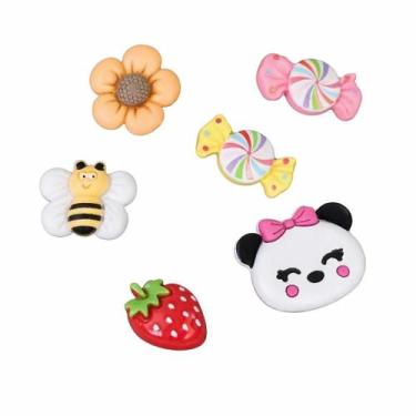 Imagem de Kit Pins Bottons Premium Para Babuche Modinha delicada - GRYPH, Balas 