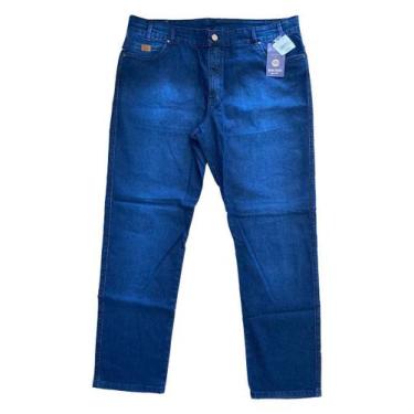Imagem de Calça Jeans Plus Size Adulto Skinny Azul - Bivik