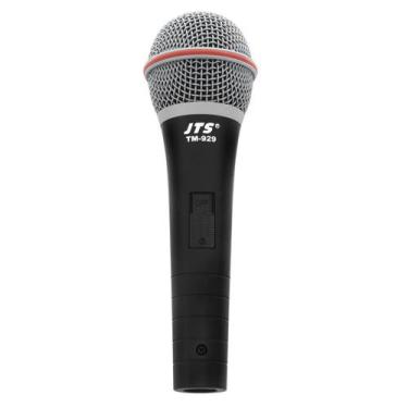 Imagem de Microfone Vocal Com Fio Jts - Tm-929 Com Nf & Garantia