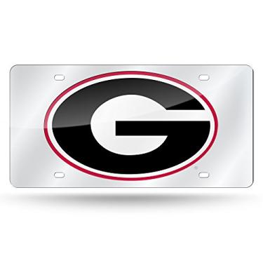 Imagem de Placa de licença de metal incrustada a laser NCAA Georgia Bulldogs