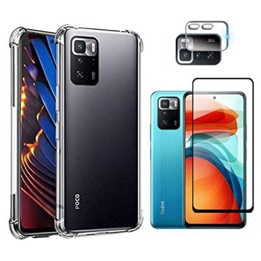 Imagem de Kit Capa Anti Impacto, Película de Vidro 3D e Lente de Câmera Para Xiaomi Poco X3 GT 5G (6.6 Pol) - Jodda