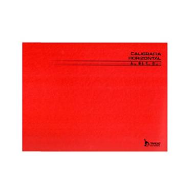 Imagem de Caderno de Caligrafia, Brochura, Tamoio, Capa Dura, Horizontal, 1/4, Vermelho, 96 Folhas, Unidade