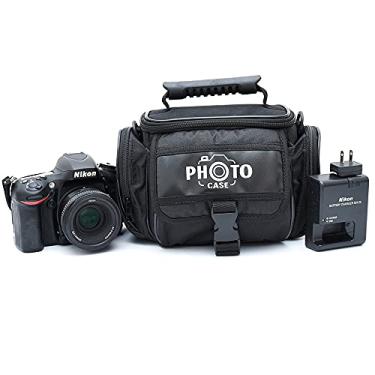 Imagem de Bolsa Camera Fotografica Polo Culture Compatível com Canon Nikon Sony Fuji e Acessórios Envio Já